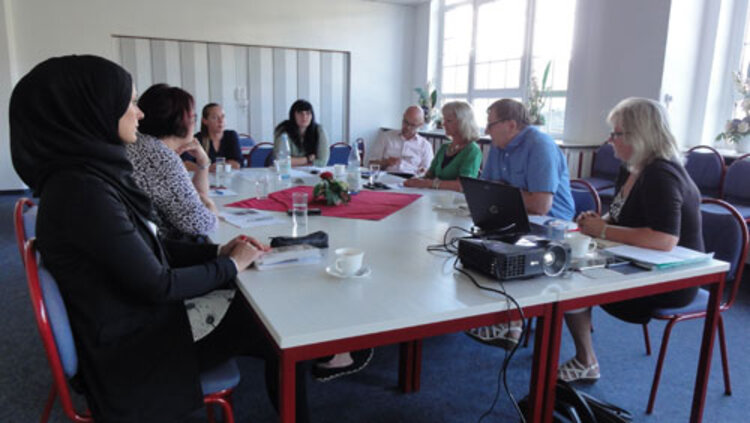 Vor-Ort-Besuch des inhaltlich-fachlich begleitenden Projektes der Arbeitsmarktmentoren