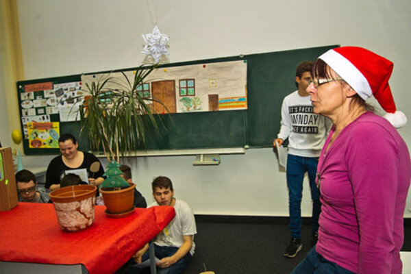 Gemeinsame Weihnachtsfeier von BvB-Teilnehmern mit Kindern