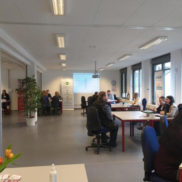 Job-Speed-Dating in unserer Aula