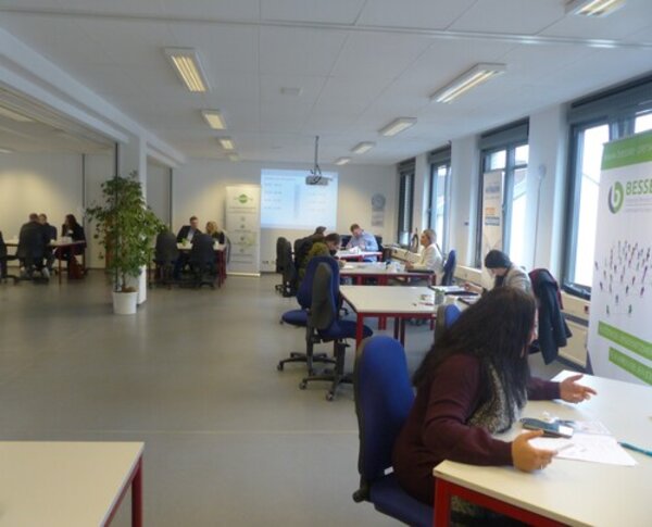 Job-Speed-Dating in unserer Aula