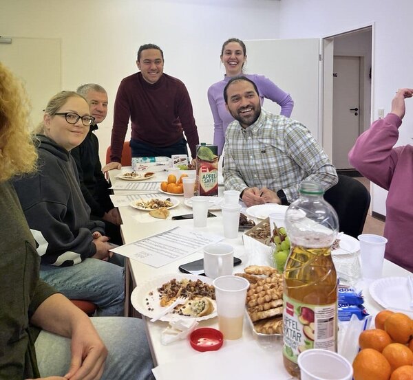 Weihnachtsfeier des Integrationskurses