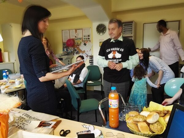 Verabschiedung eines langjährigen Kollegen