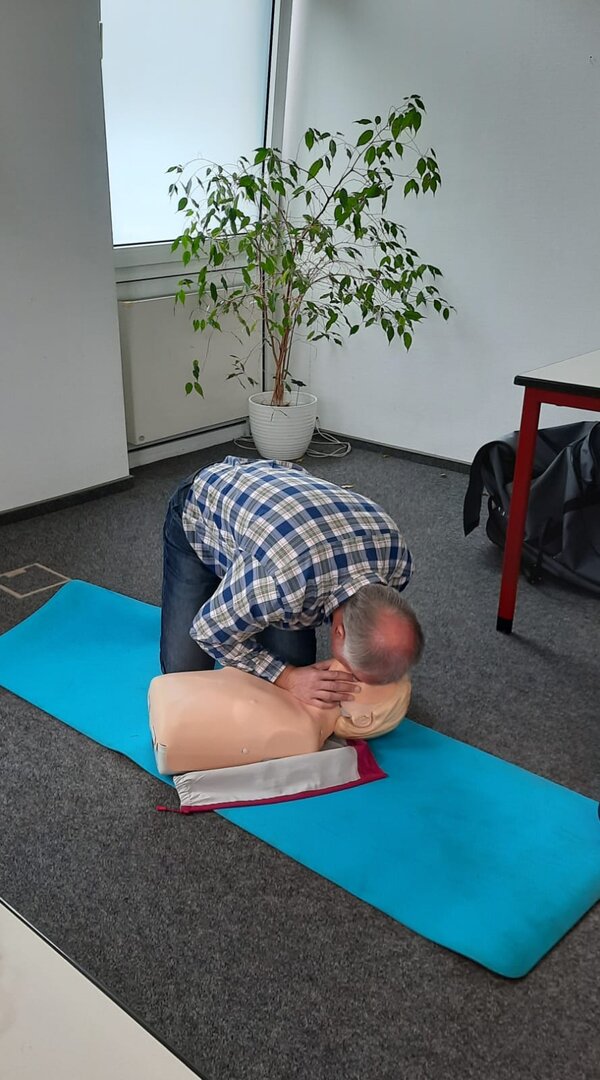 Erste Hilfe Kurs für unsere Mitarbeitenden