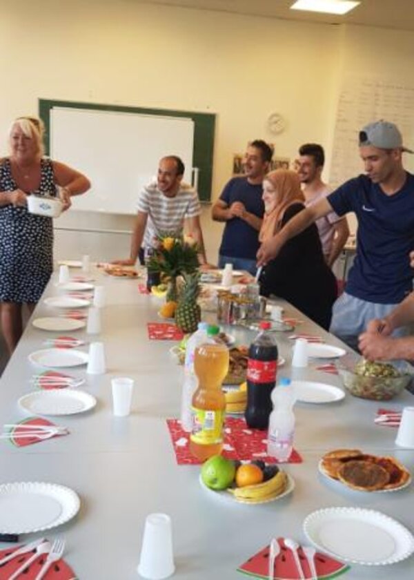 Verabschiedung des Alphabetisierungskurses