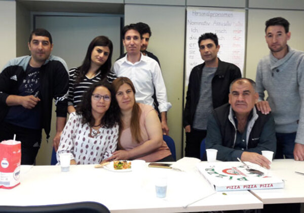 Abschlussfeier des Alphabetisierungskurses