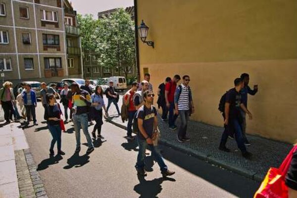 MobiPro-EU: Auf Entdeckungstour durch Halle!