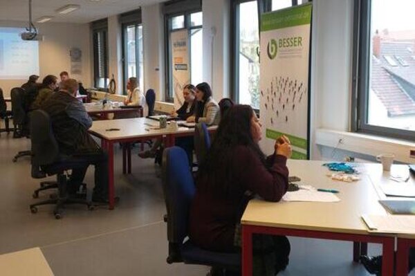 Job-Speed-Dating in unserer Aula