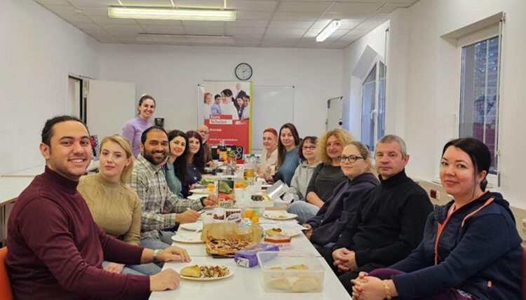 Weihnachtsfeier des Integrationskurses