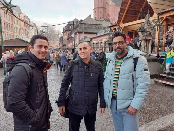 Besuch auf dem Weihnachtsmarkt