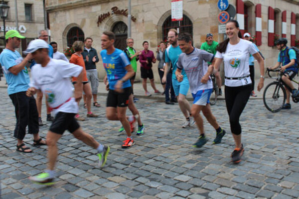Spendenlauf von Prag nach Nürnberg – Euro-Schulen belegten 4. Platz