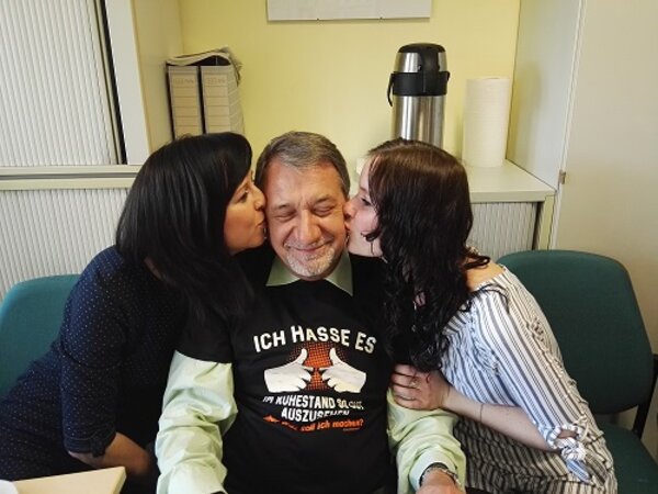 Verabschiedung eines langjährigen Kollegen