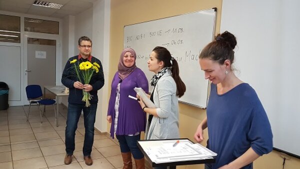 Zeugnisvergabe an den Euro-Schulen Jena