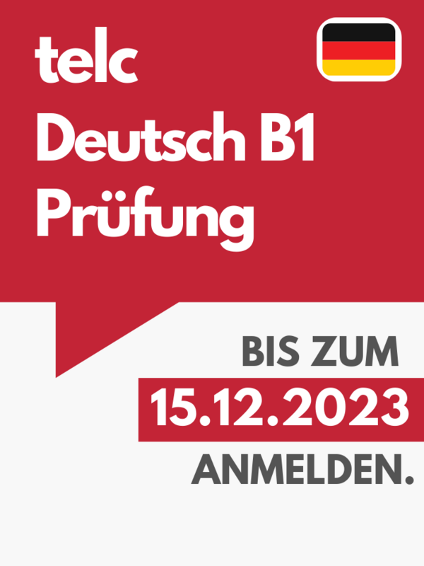 Anmeldung zur B1-Prüfung