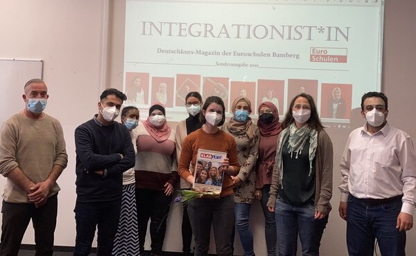 Redakteurin besucht das „Integrationist*in“-Team