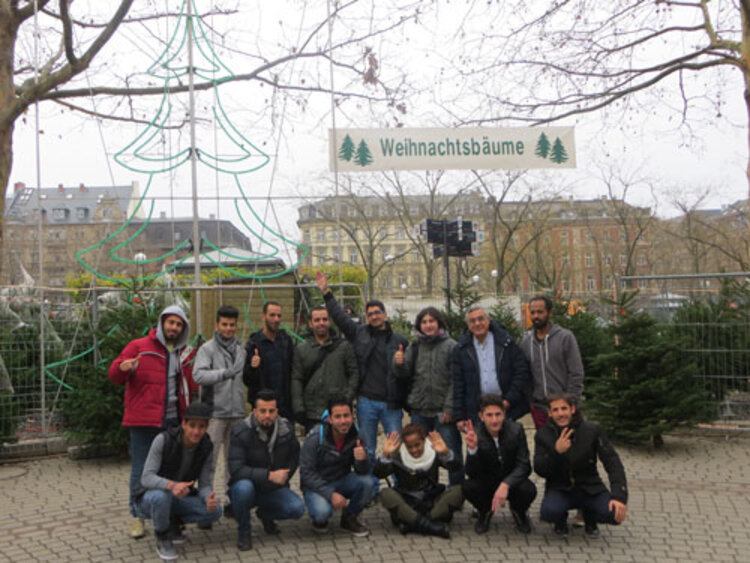 Einstiegskursteilnehmer besuchten Weihnachtsmarkt