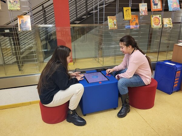 Deutsche Sprache lernen in der Bibliothek