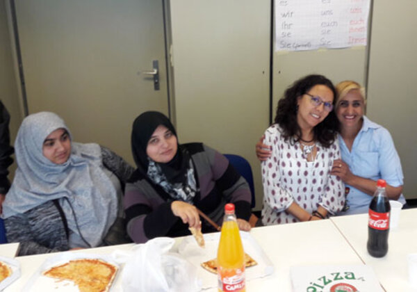 Abschlussfeier des Alphabetisierungskurses