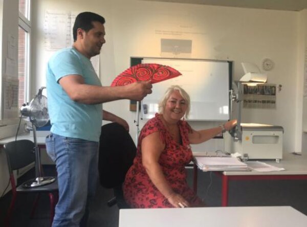 Verabschiedung des Alphabetisierungskurses