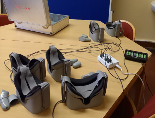 Berufsfelderkundung mit Virtual-Reality-Brillen