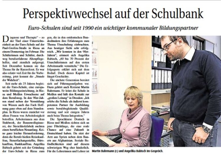 Amtsblatt des Landkreises Meißen berichtet über unsere Arbeit