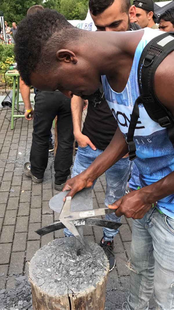 PerJuF-Teilnehmer auf der Ausbildungsmesse in Hagen