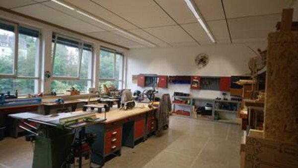 Werkstatt übersichtlich umstrukturiert