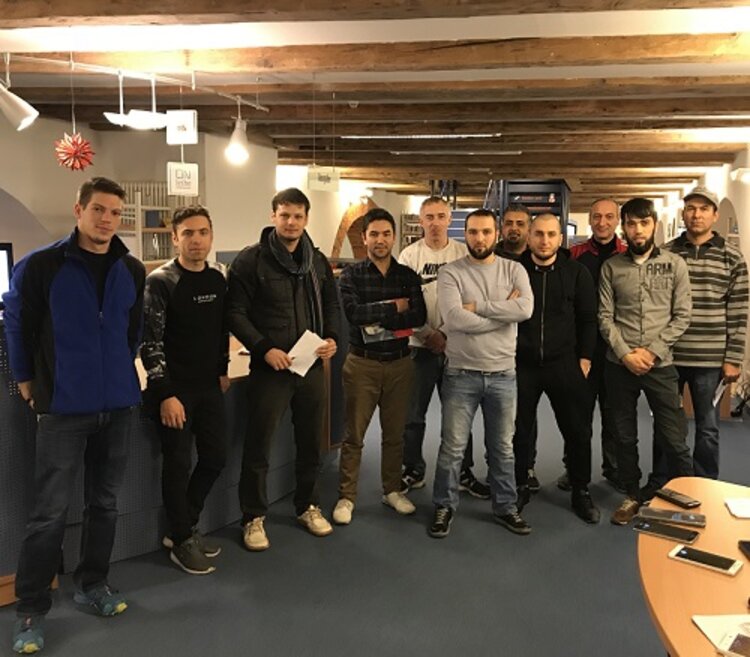 Exkursion in die Christian-Weise-Bibliothek