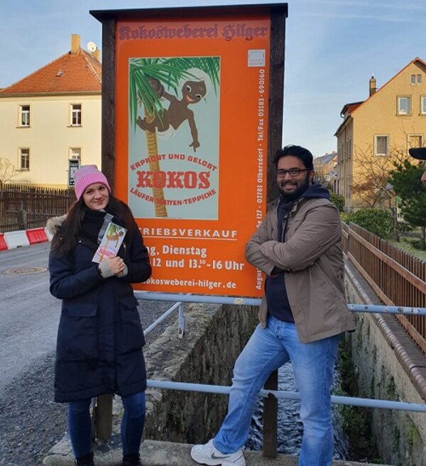 Ausflug in die Kokosweberei