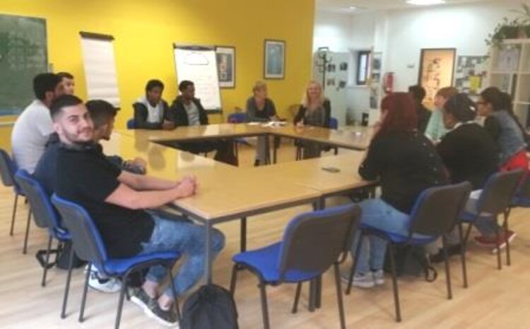 Jugendintegrationskurs zu Gast beim JMD Viersen