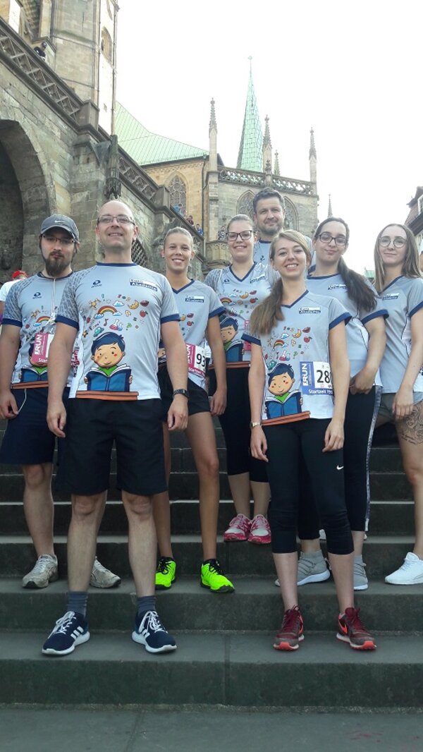 Zusammen aktiv – Teilnahme am 10. Thüringer Unternehmenslauf