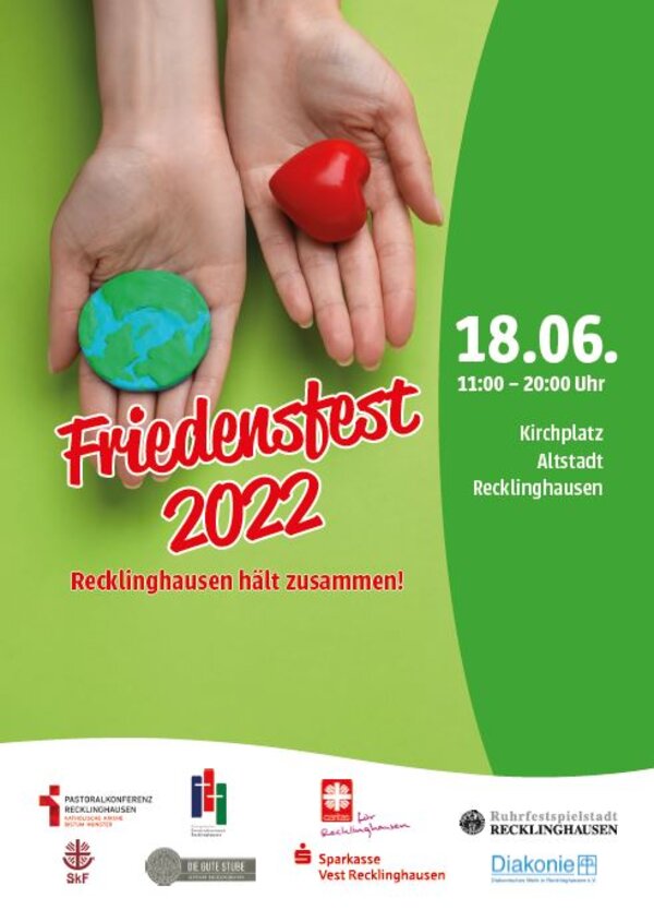 Die Euro-Schulen auf dem Friedensfest in Recklinghausen