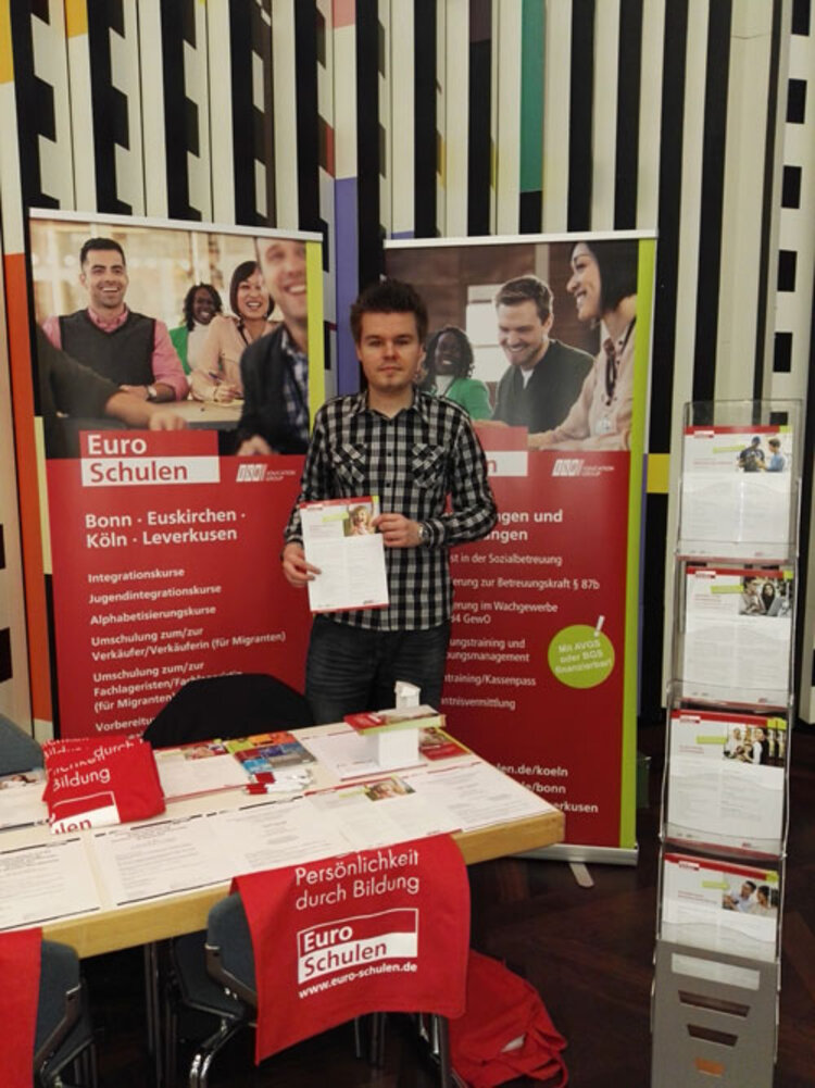 Euro-Schulen Leverkusen bei der Messe „Wiedereinstieg 2017“