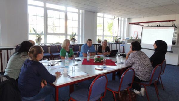 Vor-Ort-Besuch des inhaltlich-fachlich begleitenden Projektes der Arbeitsmarktmentoren