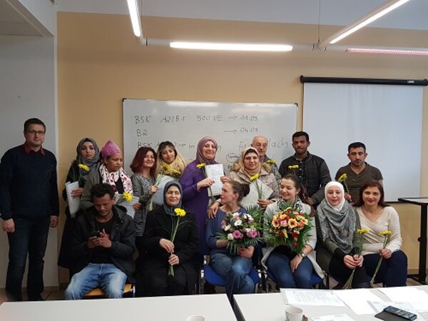 Zeugnisvergabe an den Euro-Schulen Jena