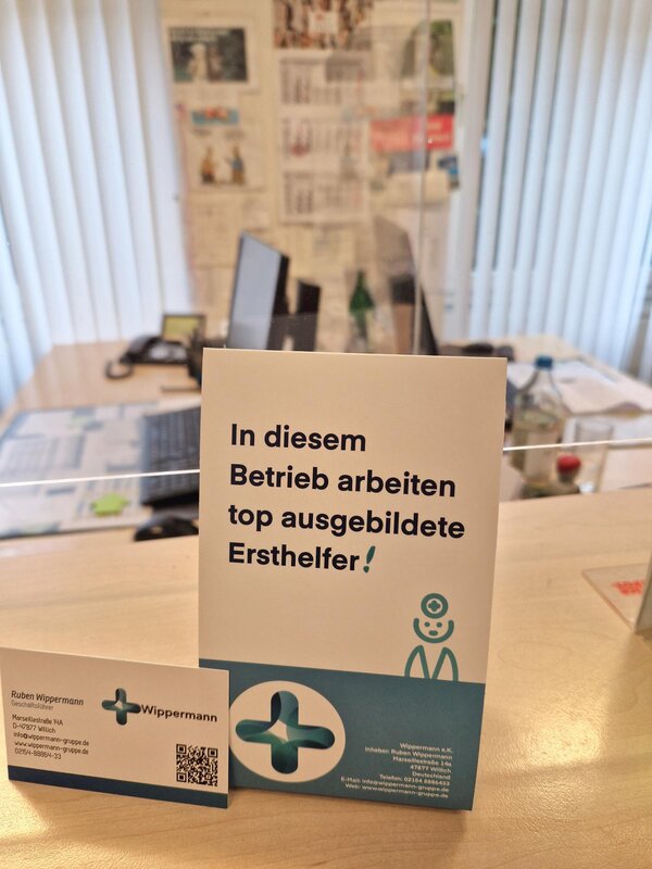 Erste Hilfe Kurs für unsere Mitarbeitenden