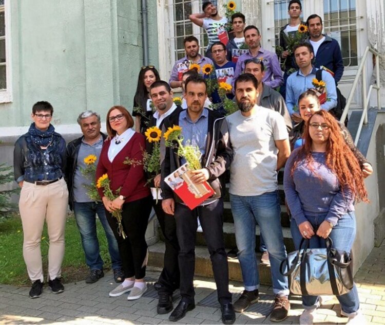 Teilnehmer erreichen erstes Etappenziel