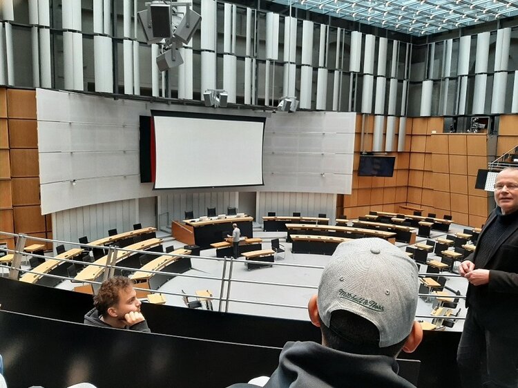 Ausflug ins Berliner Abgeordnetenhaus