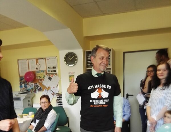 Verabschiedung eines langjährigen Kollegen