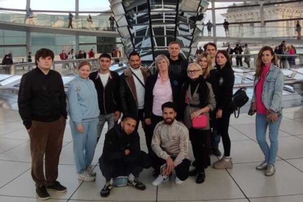 Höhepunkt des Ausflugs: Die Reichstagskuppel