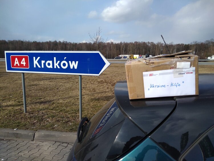 Die Euro-Schulen Gransee unterstützen Kriegsflüchtlinge im polnisch-ukrainischen Grenzgebiet