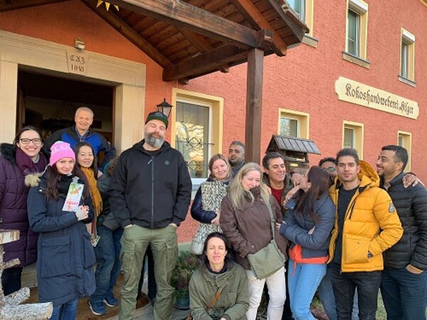 Ausflug in die Kokosweberei