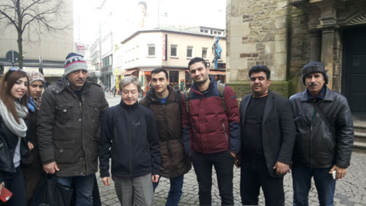 Stadtexkursion zum Kennenlernen der neuen Heimat