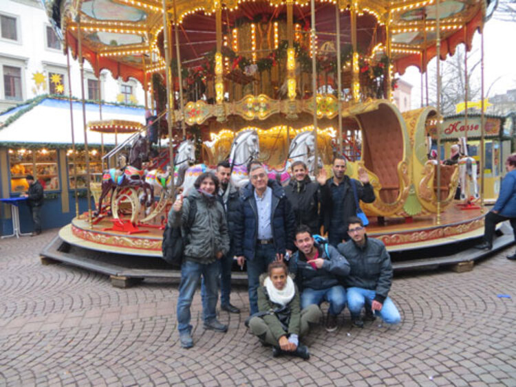 Einstiegskursteilnehmer besuchten Weihnachtsmarkt