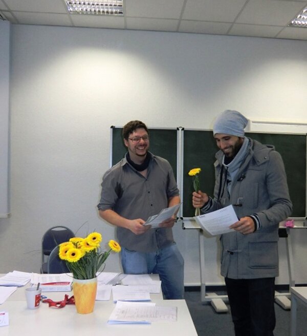 Sehr gutes Abschlussergebnisse im berufsbezogenen Deutschkurs