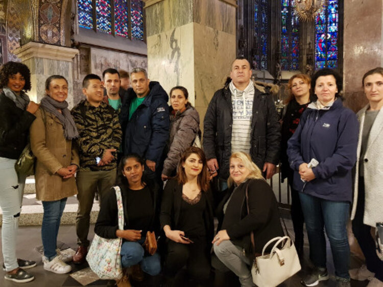 Ausflug des Integrationskurses nach Aachen