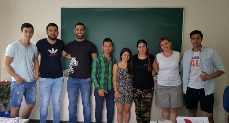 Verabschiedung der Teilnehmer des Jugendintegrationskurses